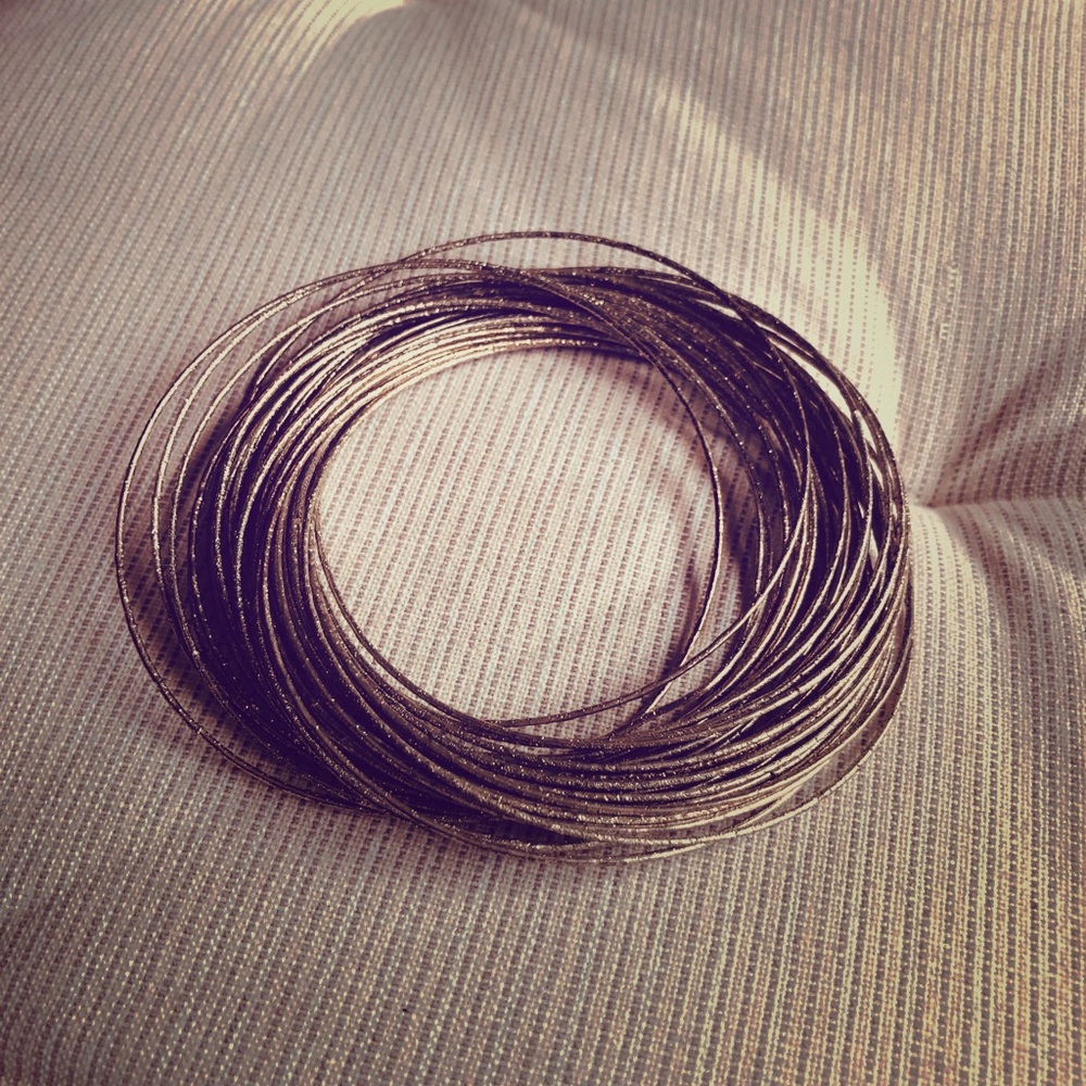 Silver Intertwined Bangles